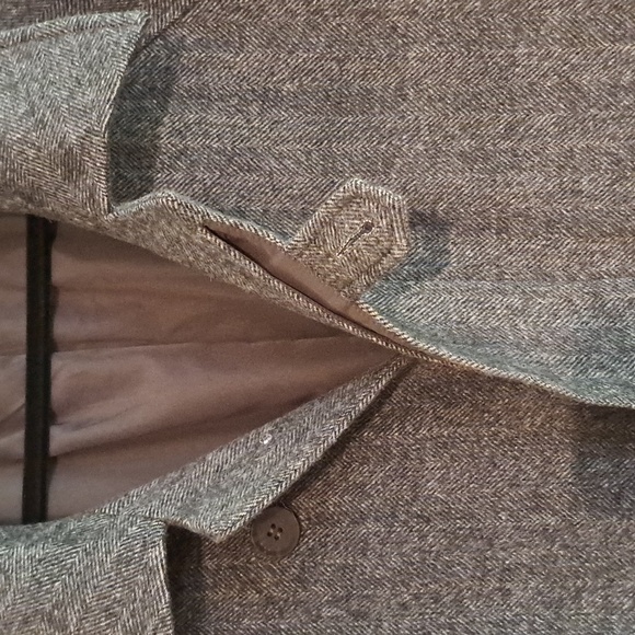 NWT Single Breasted Wool-Cashmere Overcoat (Grey) - Gentle Herd - Picture 11 of 16